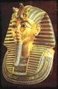 Golden mask of the Egyptian pharaoh tutankhamun Royalty Free Stock Photo