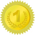 Golden medal Royalty Free Stock Photo