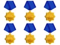 Golden Medal set