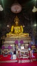 Golden Meditating Buddha Big Statues Wat Suthat Thepwararam