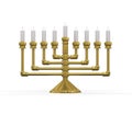 Golden Menorah