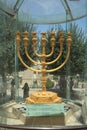 The Golden Menorah of Jerusalem, Israel