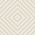 Golden mesh seamless pattern. Subtle vector abstract geometric ornament texture Royalty Free Stock Photo