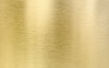 Golden metal brushed texture plate Royalty Free Stock Photo