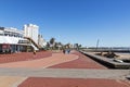 Golden Mile Beachfront in Durban South Africa Royalty Free Stock Photo