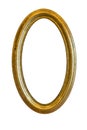 Golden mirror frame Royalty Free Stock Photo