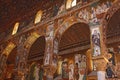 Golden mosaic in Cappella Palatina Royalty Free Stock Photo