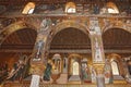 Golden mosaic in Cappella Palatina Royalty Free Stock Photo