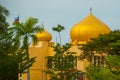 The Golden mosque. Sabah, Malaysia. Kota Kinabalu