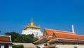 The Golden Mount pagoda in Wat Saket Ratcha Wora Maha Wihan, Bangkok, Thailand