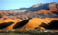 Golden mountains between Chisht-e-Sharif and Herat in Afghanistan Royalty Free Stock Photo