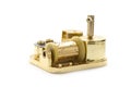 Golden music box Royalty Free Stock Photo