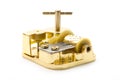 Golden music box Royalty Free Stock Photo