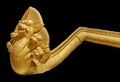 Golden Naga statue Thai art style