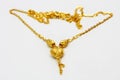 Golden Necklace Royalty Free Stock Photo