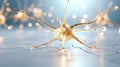 Golden Neuron - A Stunning Visualization of a Nerve Cell