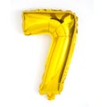 Golden number seven balloon party decoration anniversary