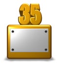Golden number thirty five