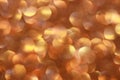 Golden orange glitter background