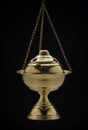 Golden Original Ramadan Censer on Black