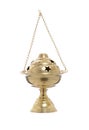 Golden Original Ramadan Censer on White