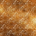 Golden ornamental background.