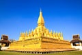 Golden pagada in Wat Pha That Luang