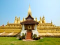 Golden pagada at Wat Pha-That Luang in Vientiane