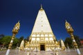 Golden pagoda art Royalty Free Stock Photo