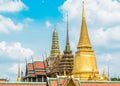 Golden pagoda in Bangkok, Thailand