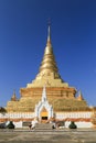 Golden Pagoda with blue sky