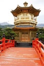 Golden Pagoda, Nan Lian Garden Royalty Free Stock Photo