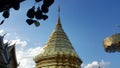 Golden pagoda of northern of Thailand 03 Royalty Free Stock Photo