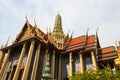 Golden Pagoda Thai Stupa in Grand Palace - at Wat Phra Kaew, Temple of the Emerald Buddha Royalty Free Stock Photo