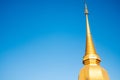 Golden pagoda in Thai Temple