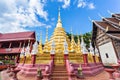 The golden pagoda of Wat Pan Tao in Chiang Mai, Thailand Royalty Free Stock Photo