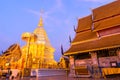 Golden Pagoda in Wat Phra That Doi Suthep is attractive landmark