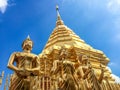 Golden pagoda wat Phra That Doi Suthep