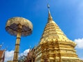 Golden pagoda wat Phra That Doi Suthep