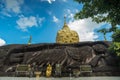 Golden Pagoda in Wat Tham pae dan ,sakon nakhon,Thailand