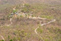 Golden pagodas is on Sagaing Hill, Myamar. View frm the top of t Royalty Free Stock Photo