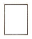 Golden painted picture or photo frame Royalty Free Stock Photo