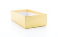 golden paper box Royalty Free Stock Photo