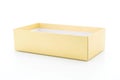 golden paper box Royalty Free Stock Photo