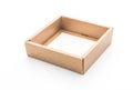 golden paper box Royalty Free Stock Photo