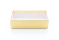 golden paper box Royalty Free Stock Photo