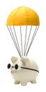 Golden Parachute Royalty Free Stock Photo