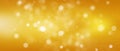Golden particles shining stars dust bokeh glitter with flare awards abstract background. Royalty Free Stock Photo