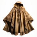 Golden Patterned White Cloak: George Lucas Style, Celtic Art Influence