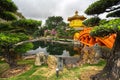 Golden Pavilion of Absolute Perfection at the Nan Lian Garden near Chi Lin Nunnery, Hong Kong Royalty Free Stock Photo